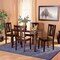 Baxton Studio Zamira Modern and Contemporary Transitional Dark Brown Finished Wood 5-Piece Dining Set 177-11377-8026-Zoro - alternate 7